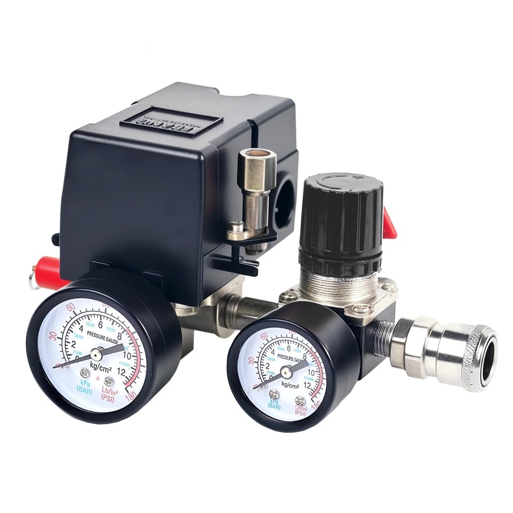 Air compressor shut off valveAir Compressor Pressure Switch Control Valve Pre...