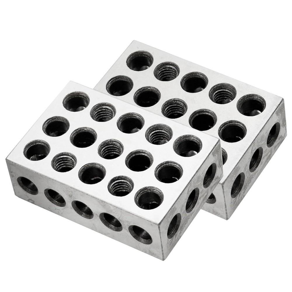 Precision 123 Parallel Blocks Set with Case & Screws 0.0001 Industrial Tools Kit