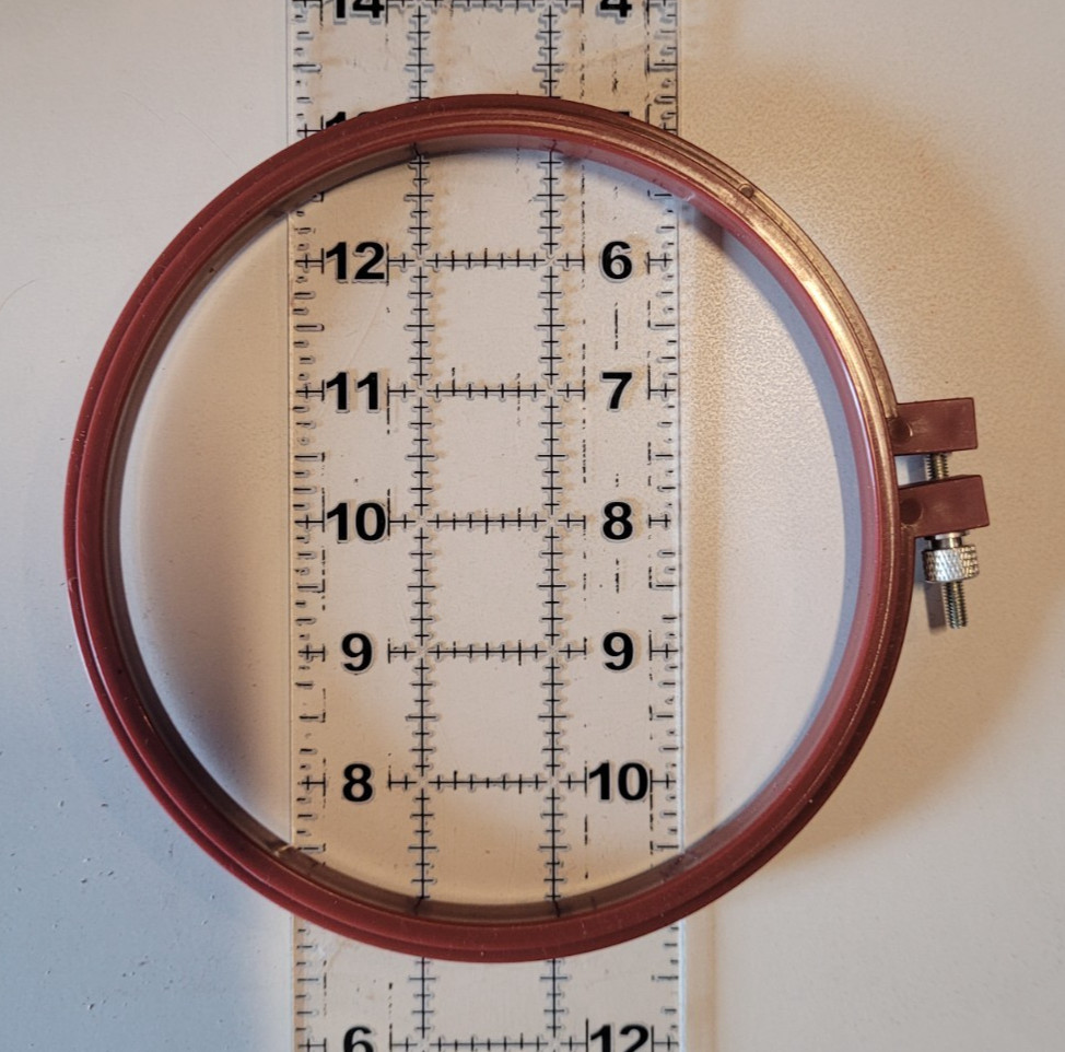6" Plastic Embroidery Hoop