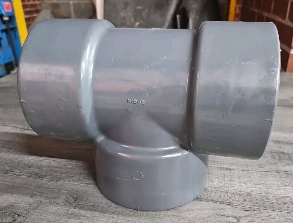 Nibco 4" Schedule 80 PVC Threaded Socket Tee NEW!