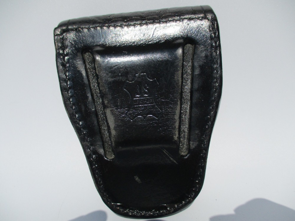 JS HANDCUFF CASE HOLDER LEATHER LAW ENFORCEMENT