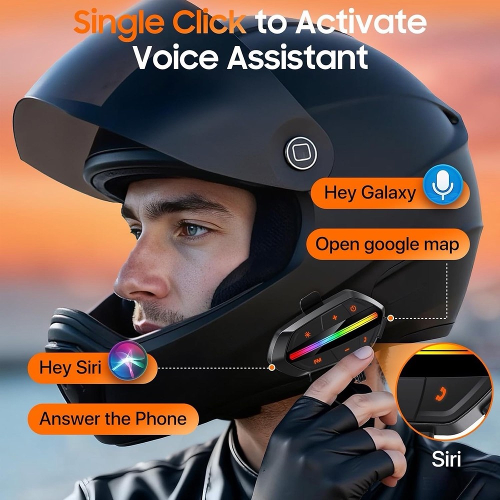Motorcycle Bluetooth Headset