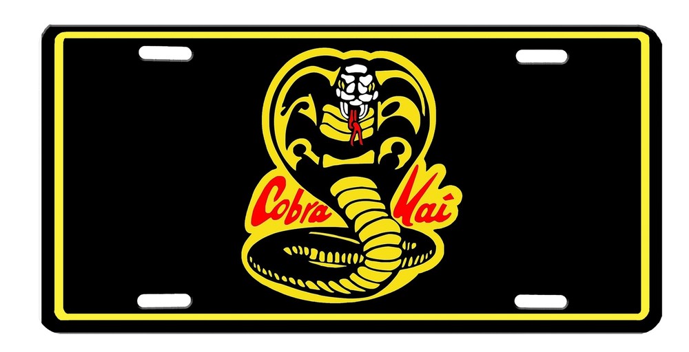 Cobra Kai DoJo High Gloss License Plate