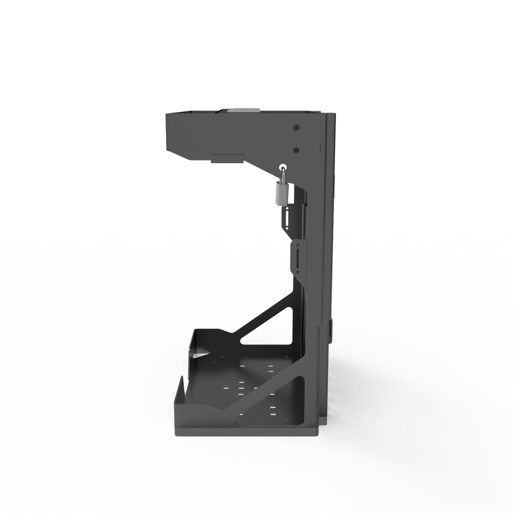 Adjustable Backpack Blower Sprayer Rack for Open & Enclosed Landscape Trailer