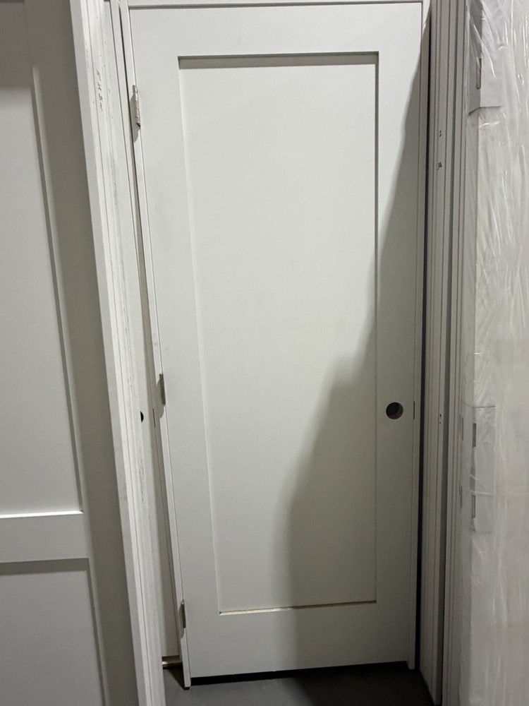 Shaker Style Solid Core Interior Door One Panel (6.8ft) not pre hung