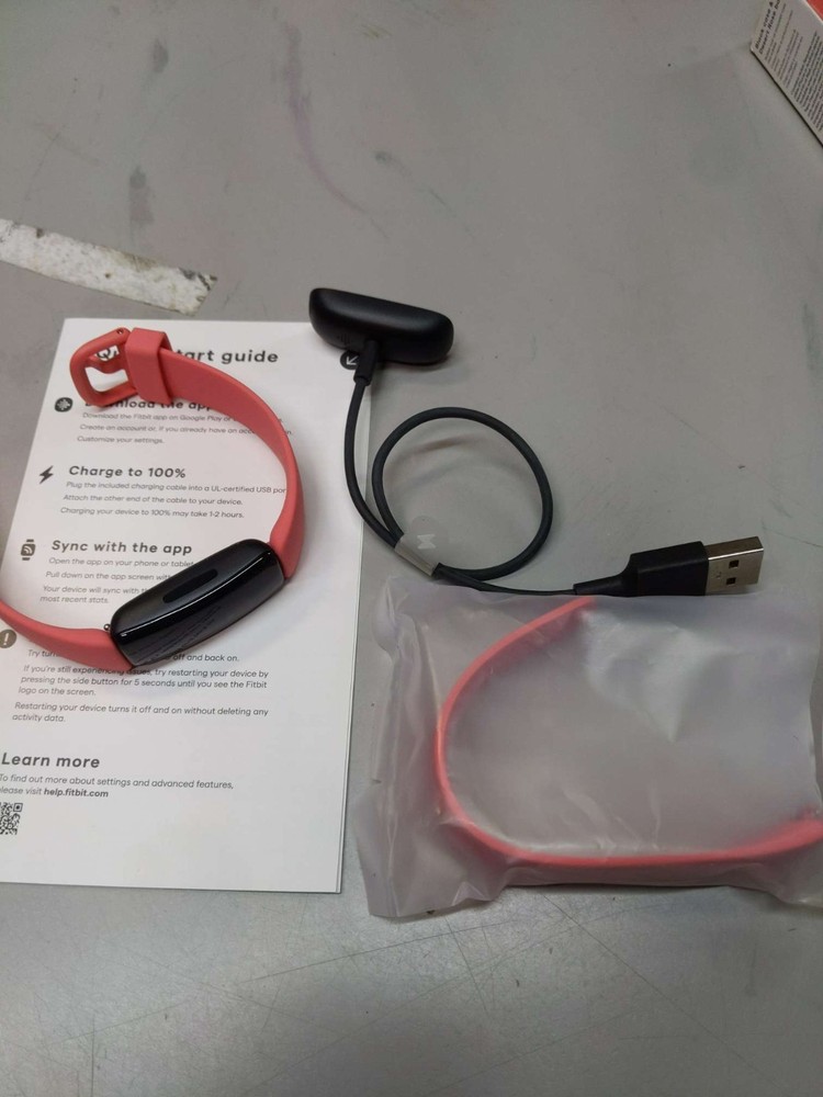 Fitbit Inspire 2 Activity Tracker – Black/Desert Rose (Open-Box)