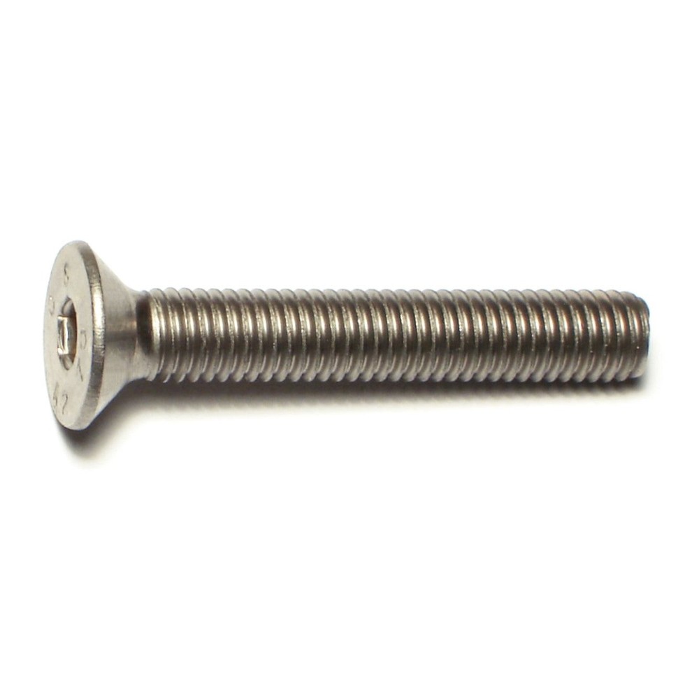 8mm-1.25 x 50mm A2 Stainless Flat Head Hex Socket Cap Screws (2 pcs.)