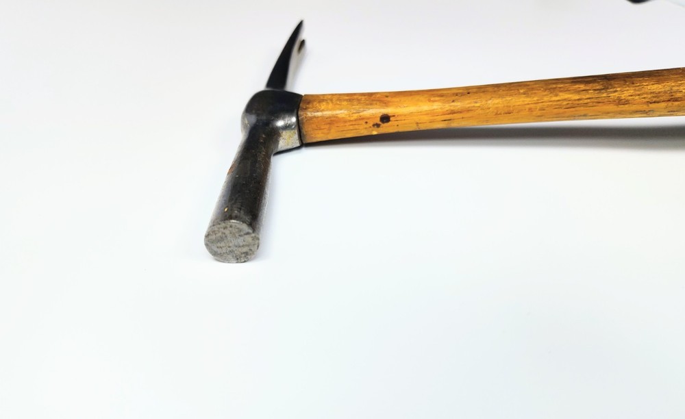 Antique Tact Hammer Oak Handle 12.75"