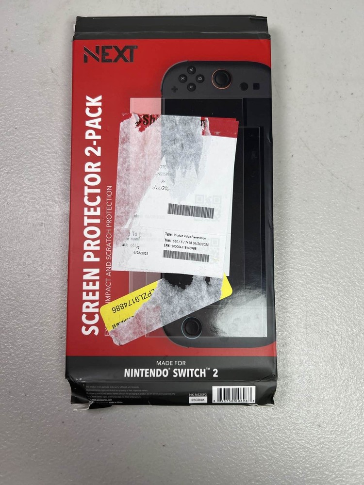 2-Pack Screen Protector for Nintendo Switch 2 Tempered Glass Clear