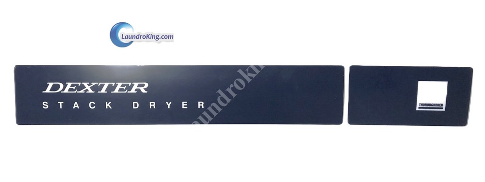 9412-084-001  FRONT UPPER DECAL FOR DL2X30 STACK DRYER (GENERIC)