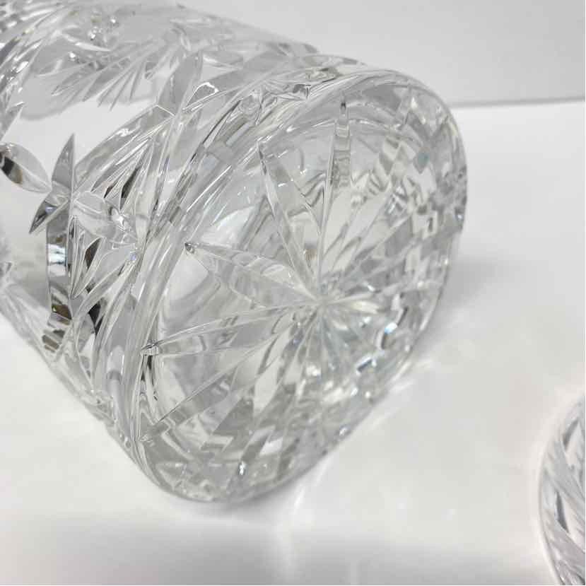 Clear Cut Crystal Jar