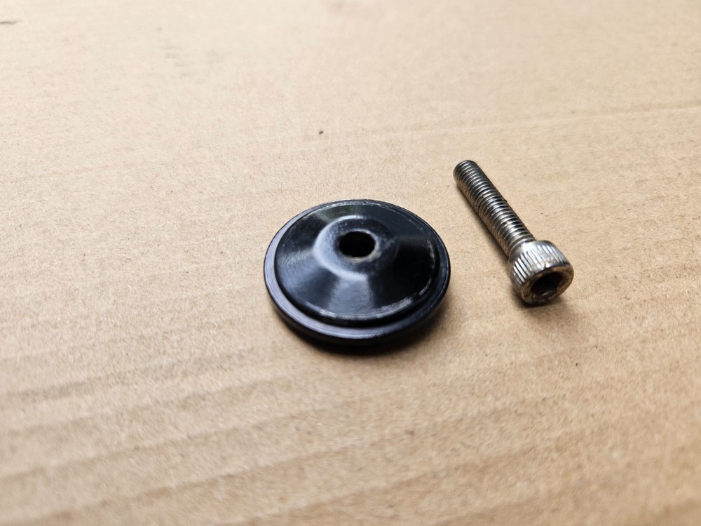 Early 2000s Marin 1-1/8" Threadless Headset Top Cap + Bolt Black