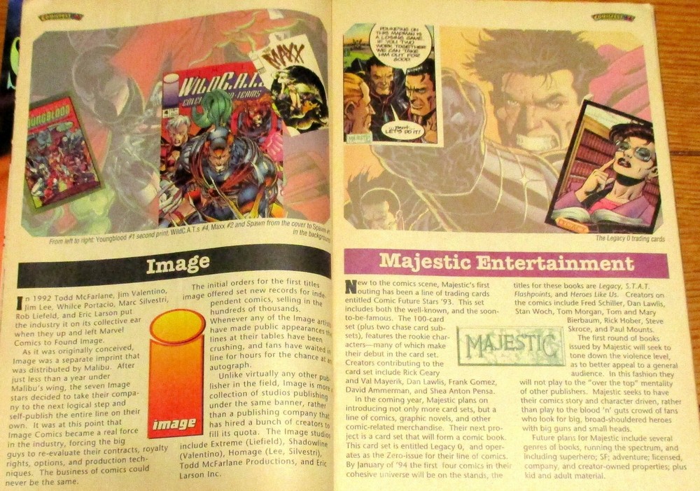 1993 Comicfest Philadelphia Pa Program Lot 6W