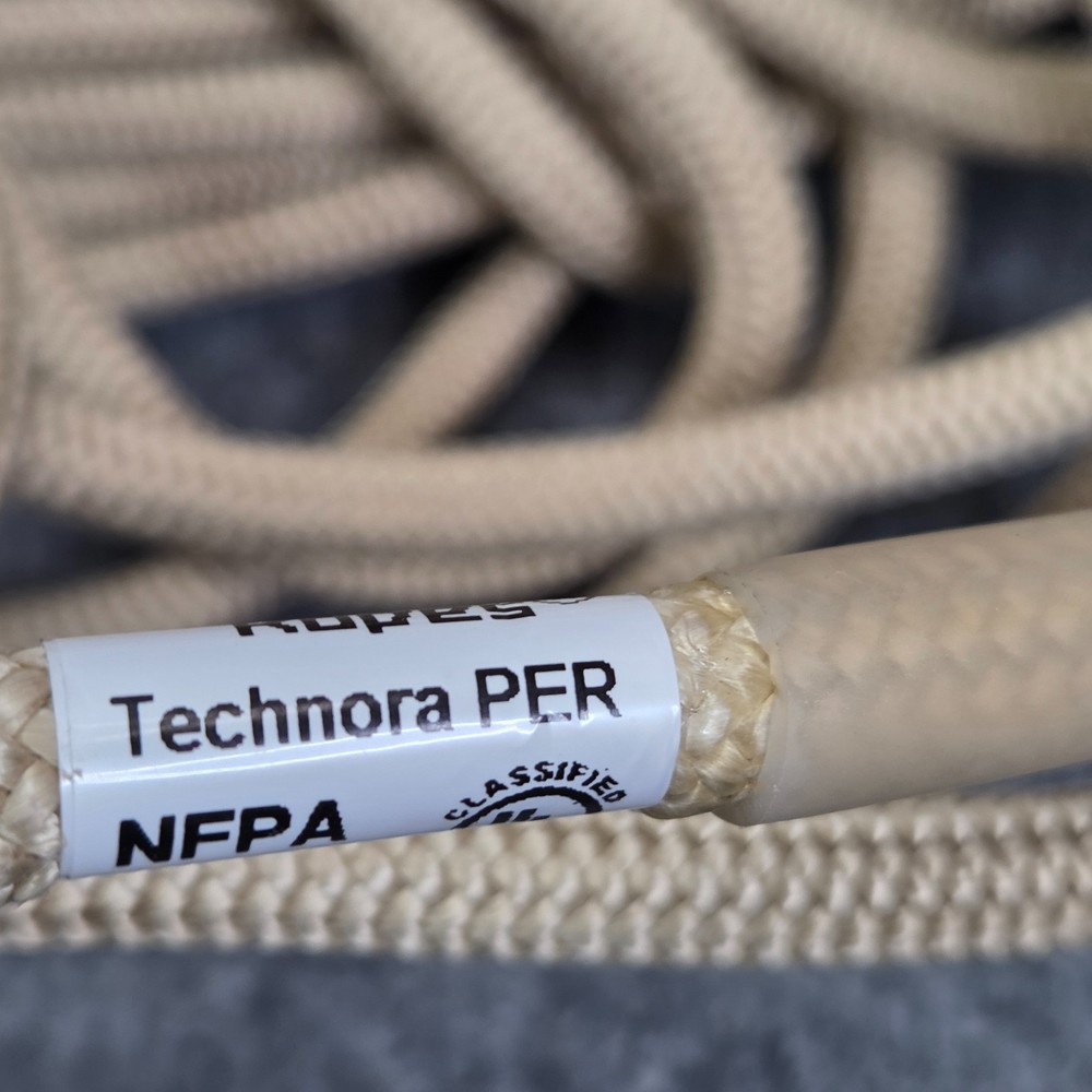 BLUEWATER ROPES 8mm x 200ft Technora PER Tan New Unused