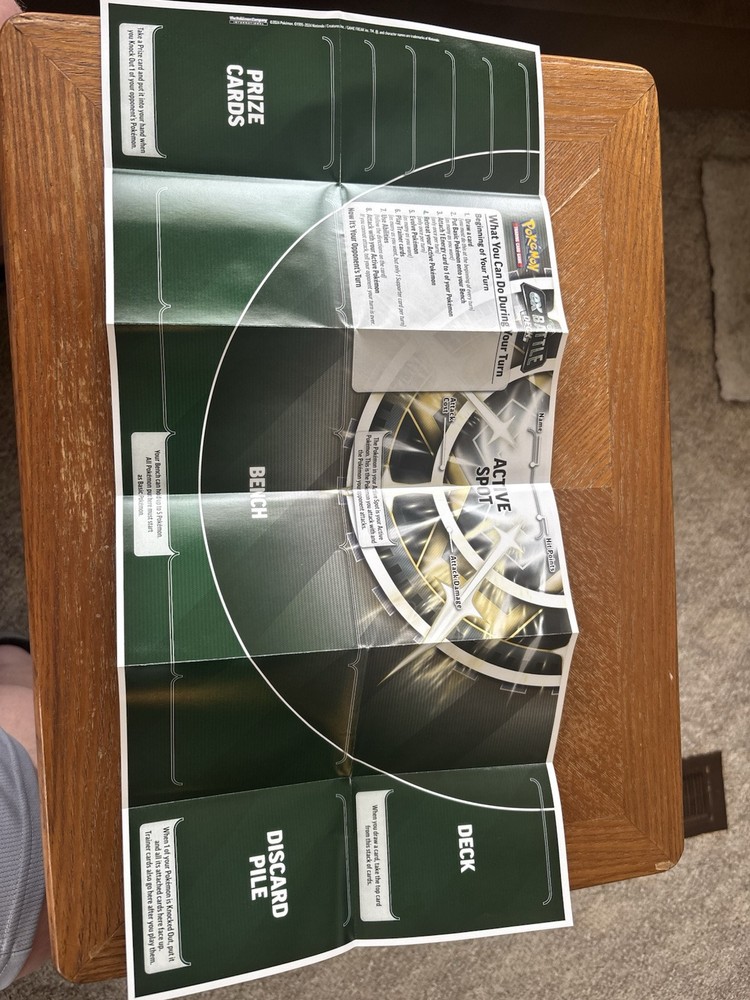 Ex Battle Deck Playing Poster (2 Sides)