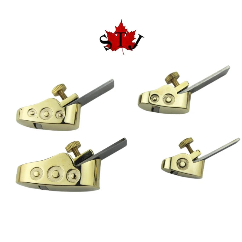 4pcs convex bottom brass planes, Violin/guitar making tools plane set