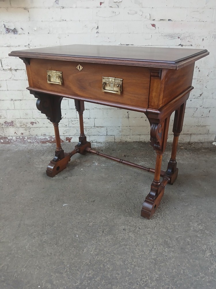 Victorian Mahogany Writing And Reading Desk,