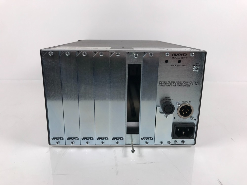 Evertz Model 350FR Multiframe 3U
