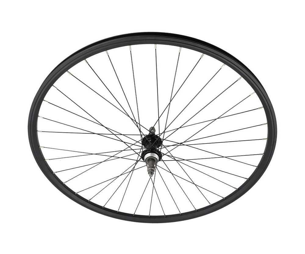 PRO+ F&R 700C FRONT, COASTER, OR FREEWHEEL FIXIE RIM 36 SPOKE 14G 3/8 AXLE BLACK