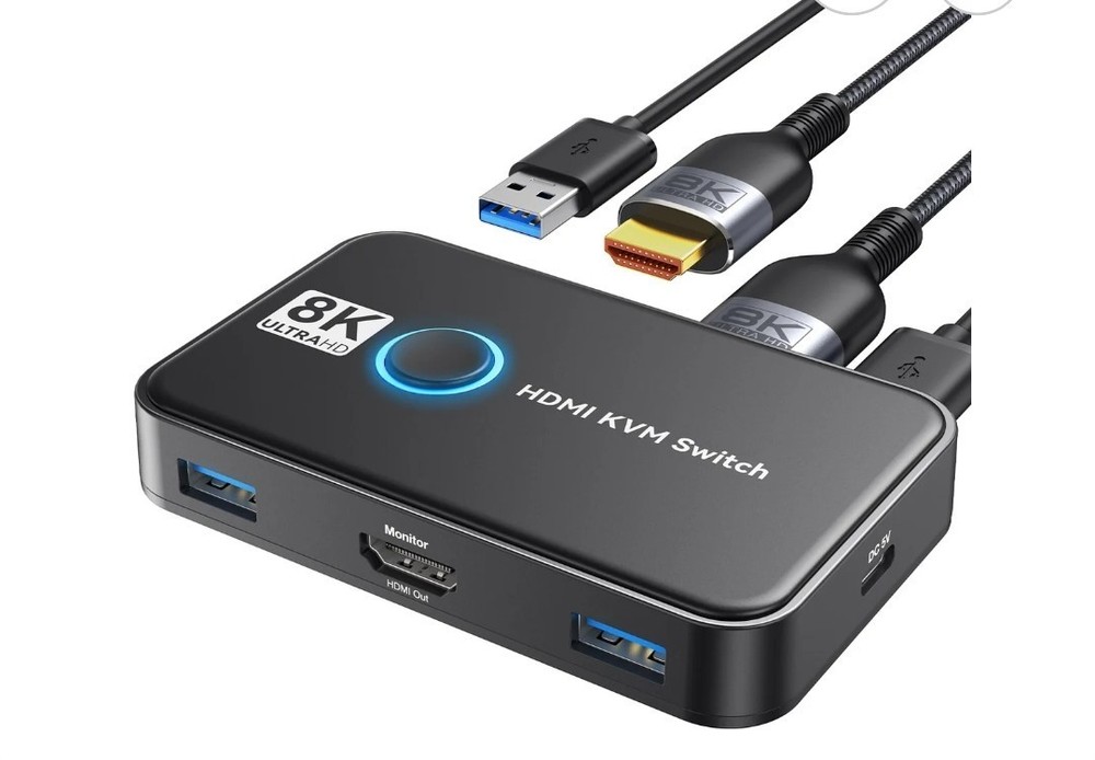 4k hdmi kvm switch 2 Port