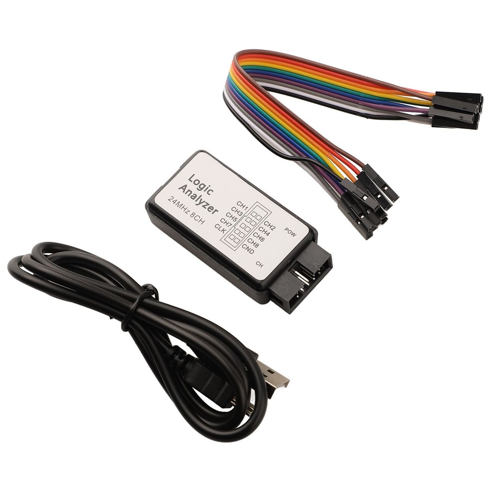 Logic Analyzer with USB Connection for Microcontrollers 8 Channel Support