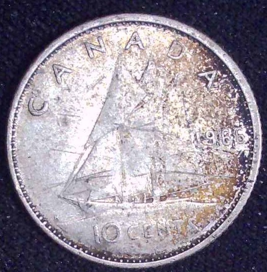 Canada - 1966 - 10 Cents - silver