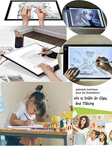 XIAOSTAR Light Box Drawing Pad, Tracing Board with Type-C Charge Cable and A4