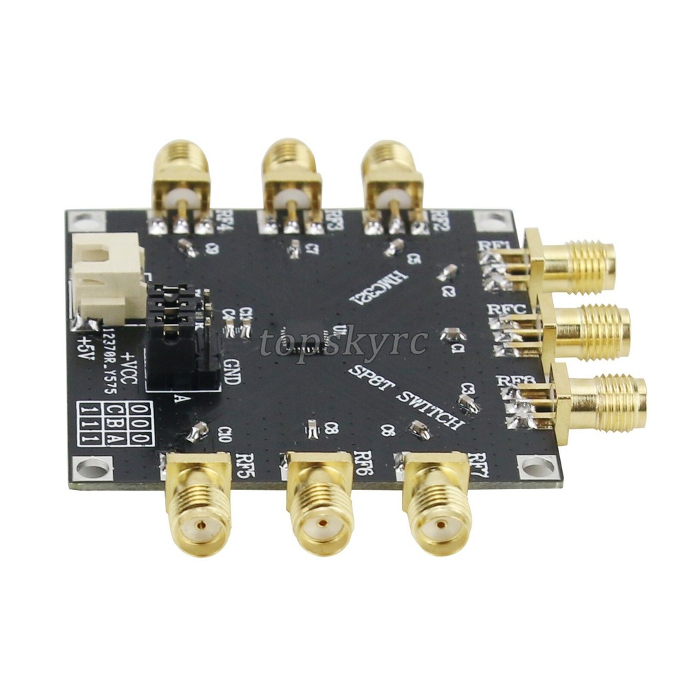 HMC321 RF Switch Module 1 Open 8 RF Switch 8GHz Frequency 5V SMA Interface tps