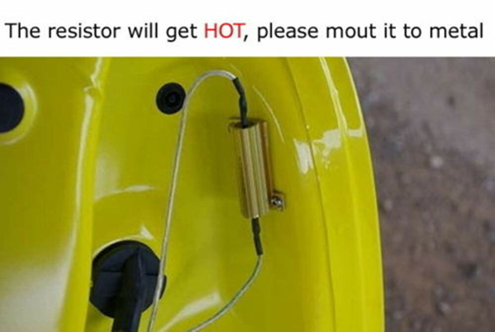 LED Resistor Kit Pair Diode Dynamics FOR Fast Flash led Turn SignalLight Blinker