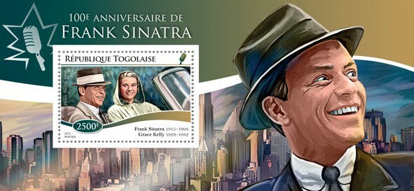 2015 TOGO MNH. FRANK SINATRA   |  Y&T Code: 957  |  Michel Code: 6588 / Bl.1135