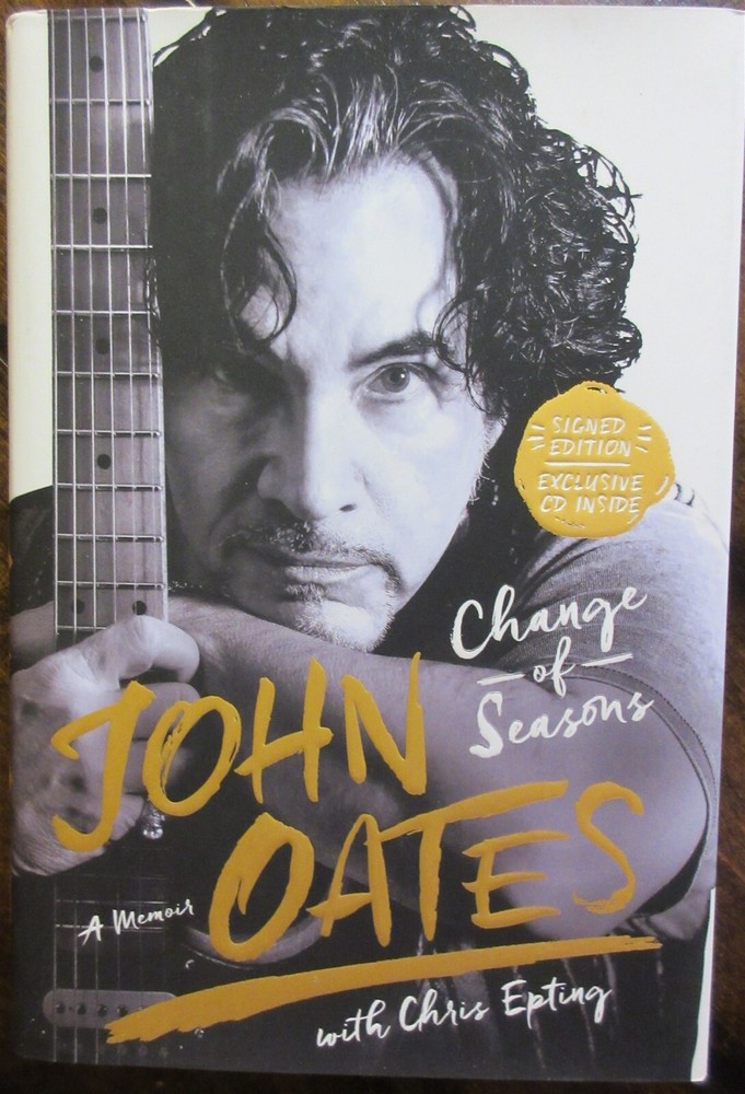 John Oates Signed Book - Beckett BAS