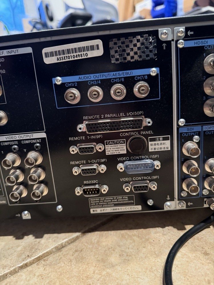 Sony HDW-M2100 HDCAM Prostudio Editing Player