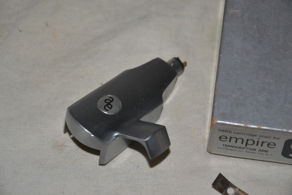Original Vintage Empire 98 Turntable tonearm Headshell