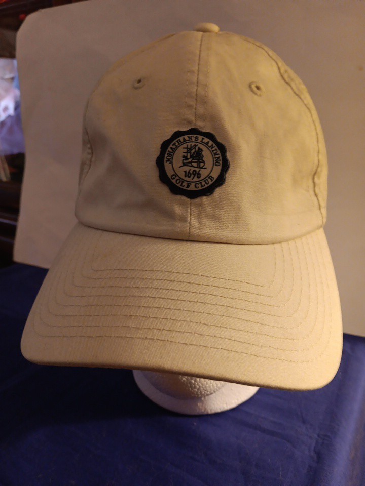 JONATHAN'S LANDING TAN, LEVELGEAR CLASSICS STRAPBACK GOLF CAP.
