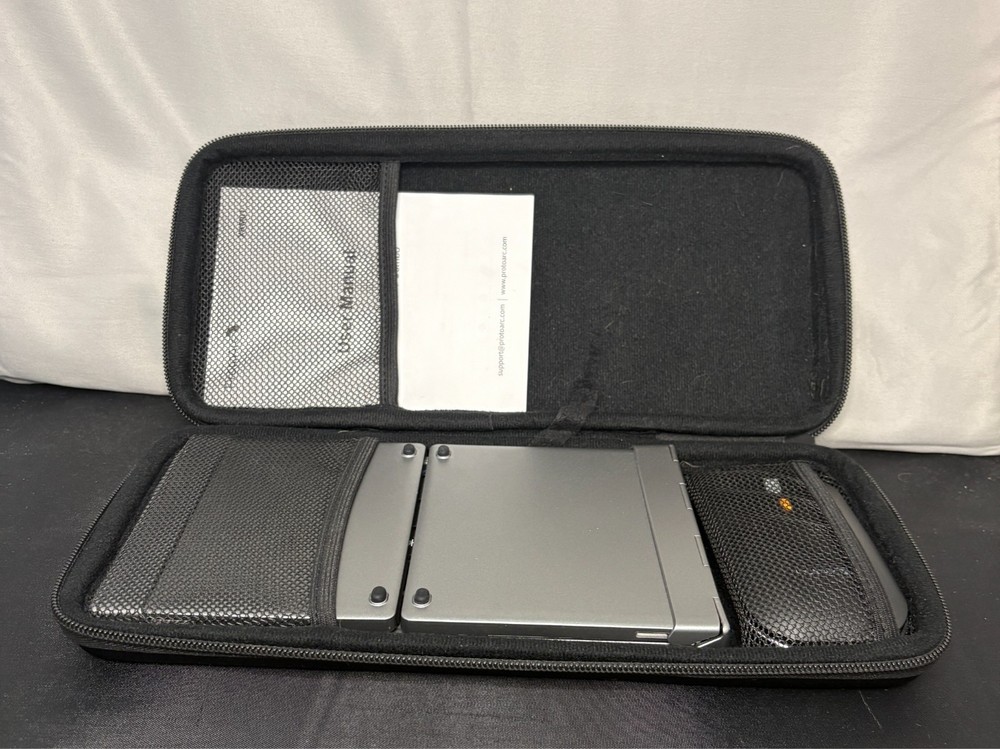 ProtoArc Foldable Keyboard and Mouse, XKM01 True Full-Size Folding w/ Carry Case