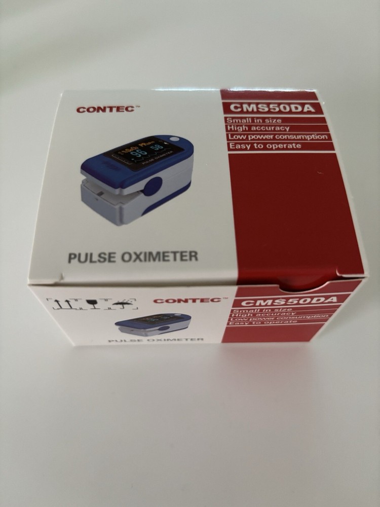 NEW! Contec Pulse Oximeter CMS50DA • New In Box as Shown
