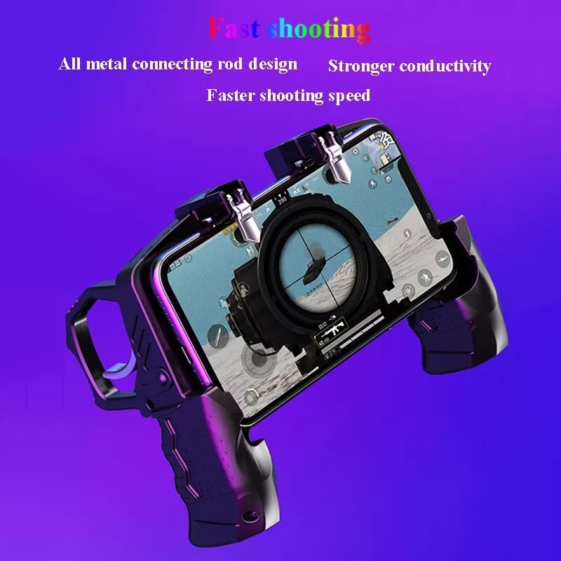 For PUBG Mobile Phone Game Controller Gamepad Joystick Wireless Universal Cell