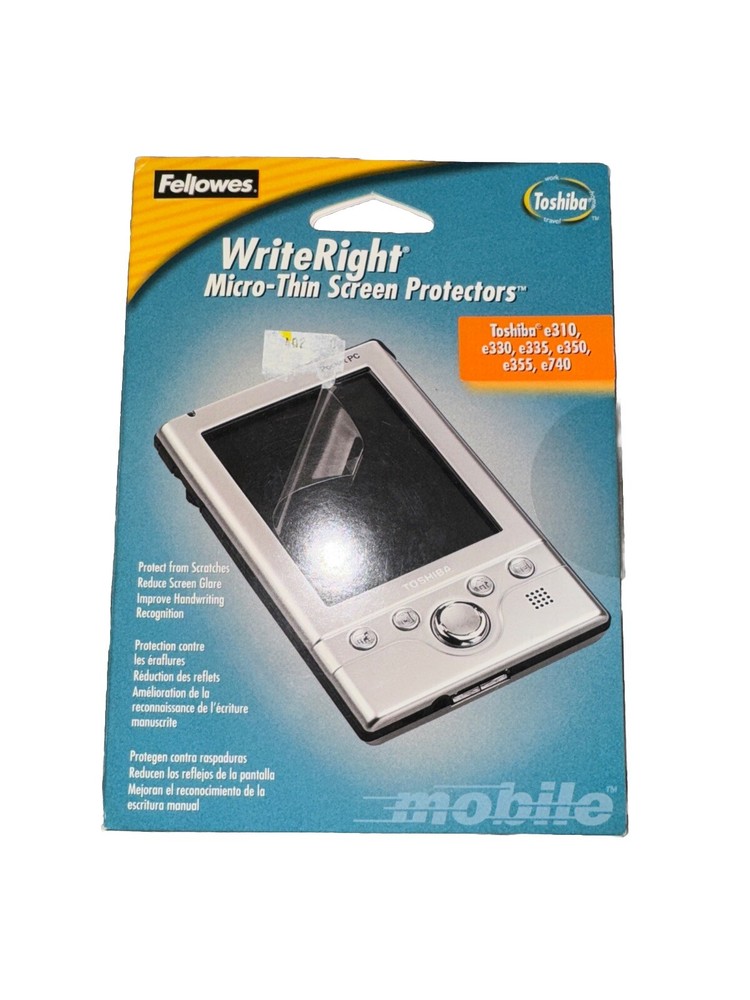 Fellowes Writeright Micro Thin Screen Protectors for Toshiba