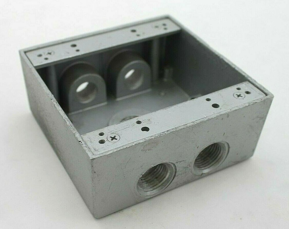 Red Dot W-2485 2-Gang Outlet Box