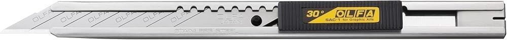 9mm Stainl Steel Graphics Knife - Multi-pose Retractable Art