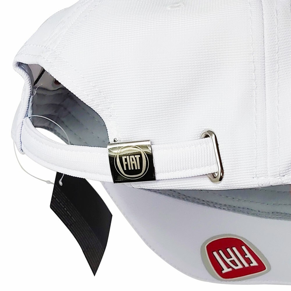 Fiat White Curved Brim Hat