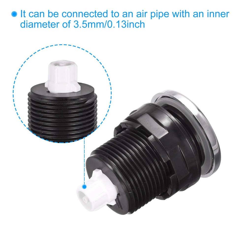 Waste Disposal Air Button Switch 34mm Dia Car Lock