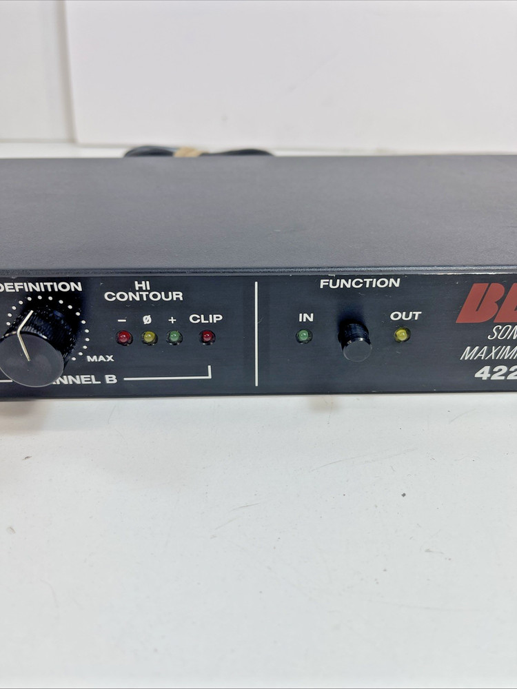 BBE 422 Sonic Maximizer Dual Channel Audio Processor