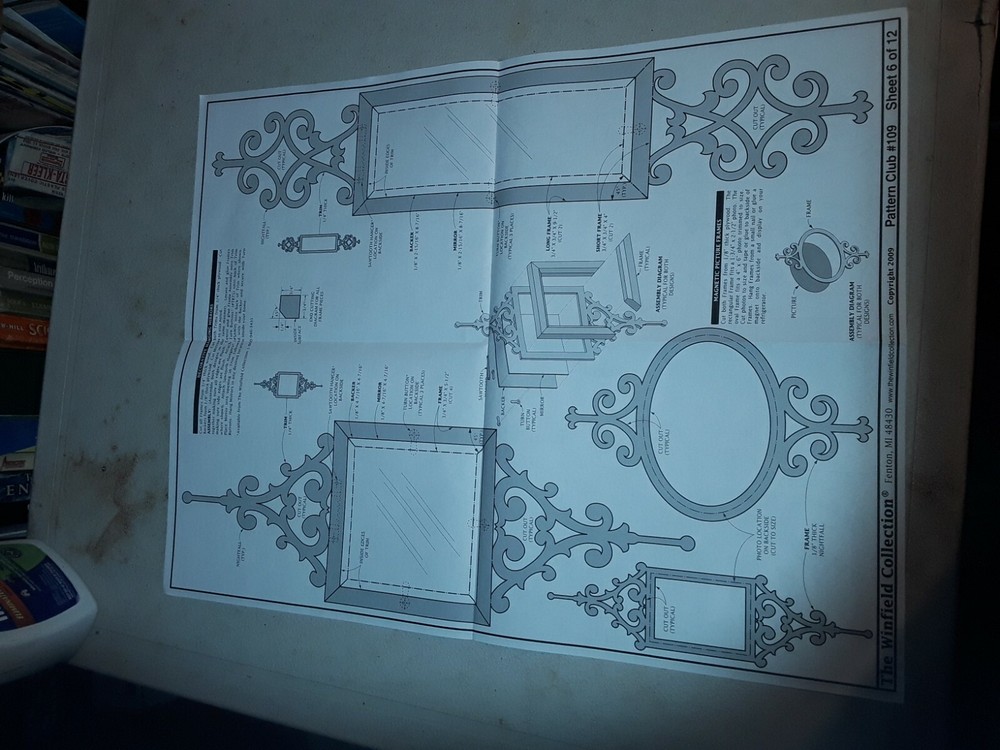 Winfield pattern club set #109 spring and Easter wood patterns