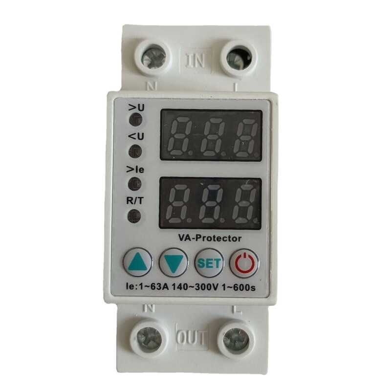 63A Din 220V Adjustable Over and Under Protective Device Protector