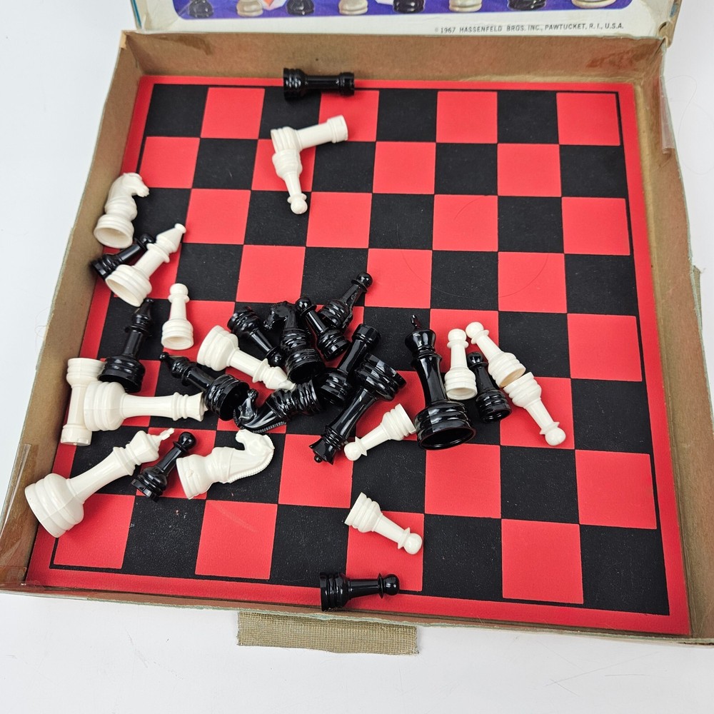 Vintage Hasbro Chess Set 1970