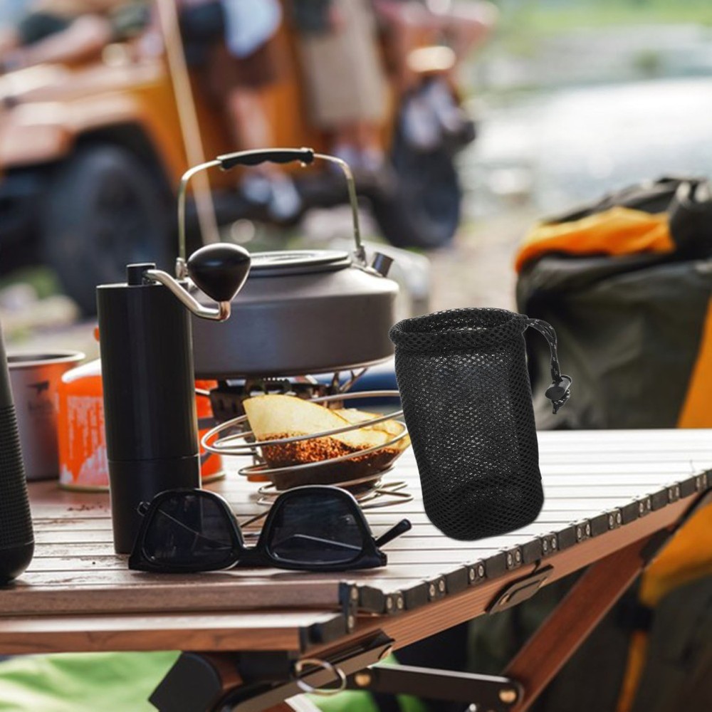 Camping Cookware Mess Kit Bag Tableware Storage Bag Drawstring Heavy Duty