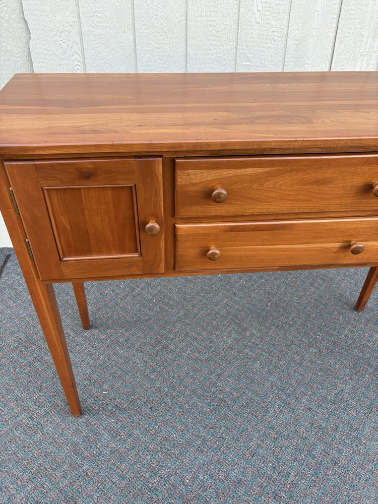 67224 Solid Cherrry Hepplewhite Sideboard Buffet Cabinet
