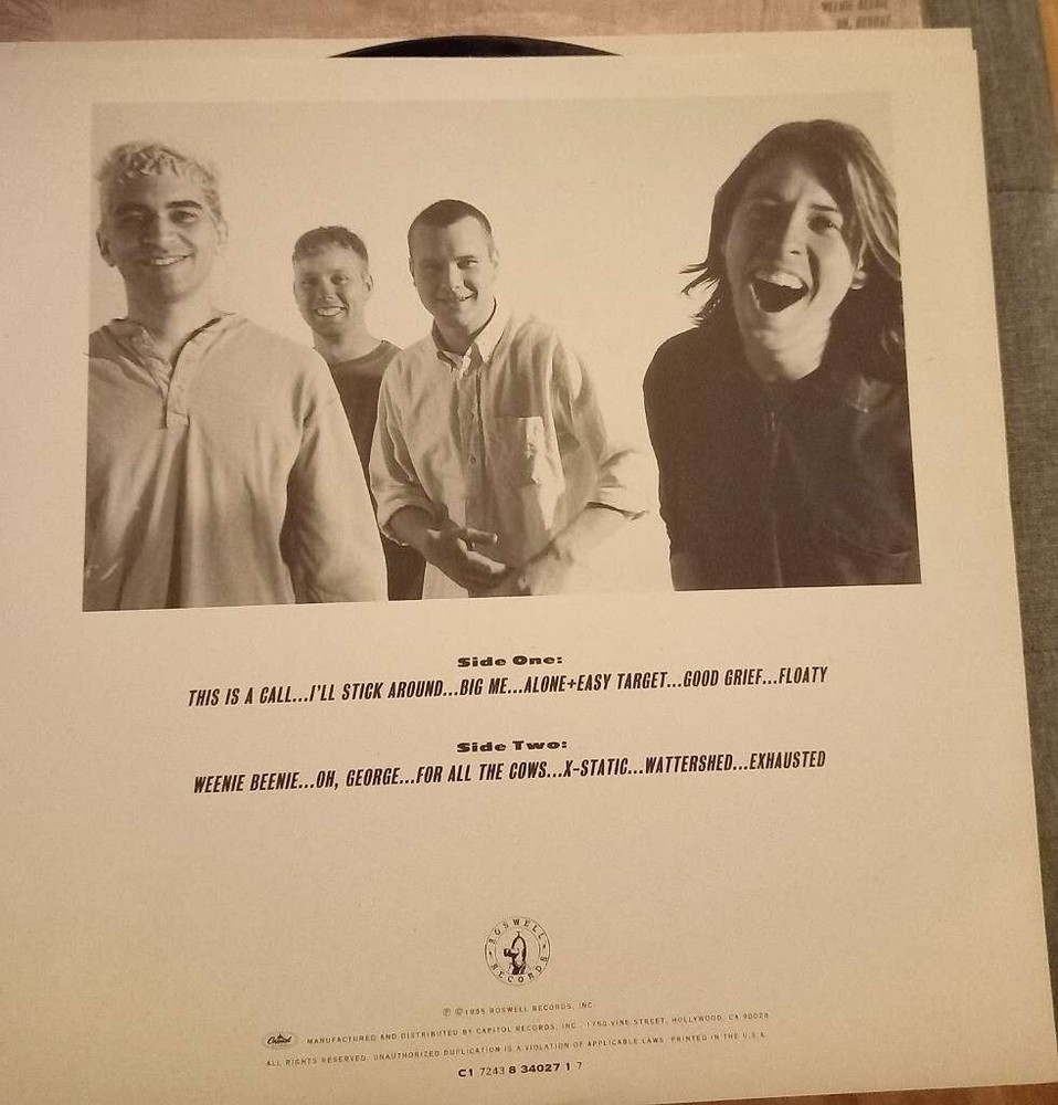 foo fighters - foo fighters 1st USA Pressing
