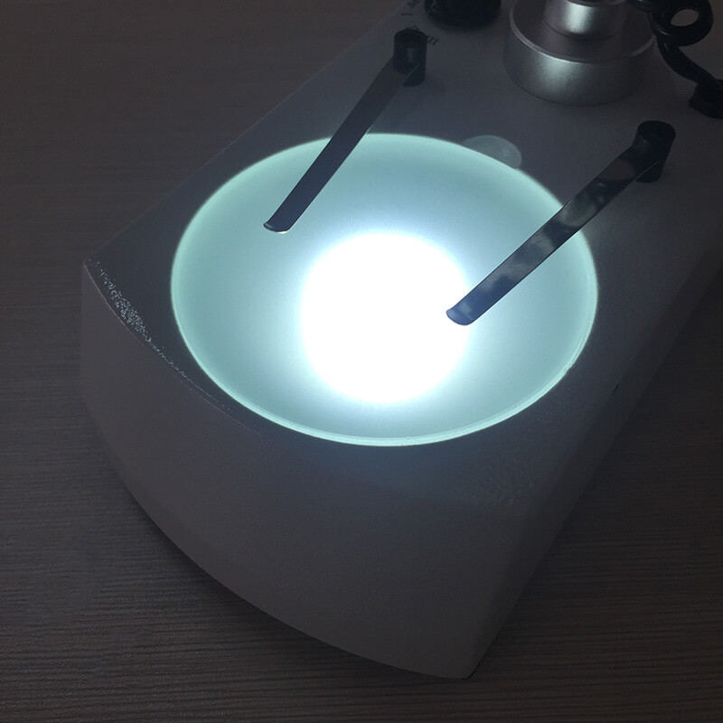 Stereo Microscope Working Stage Translucent Board Frosted Glass Round Plate